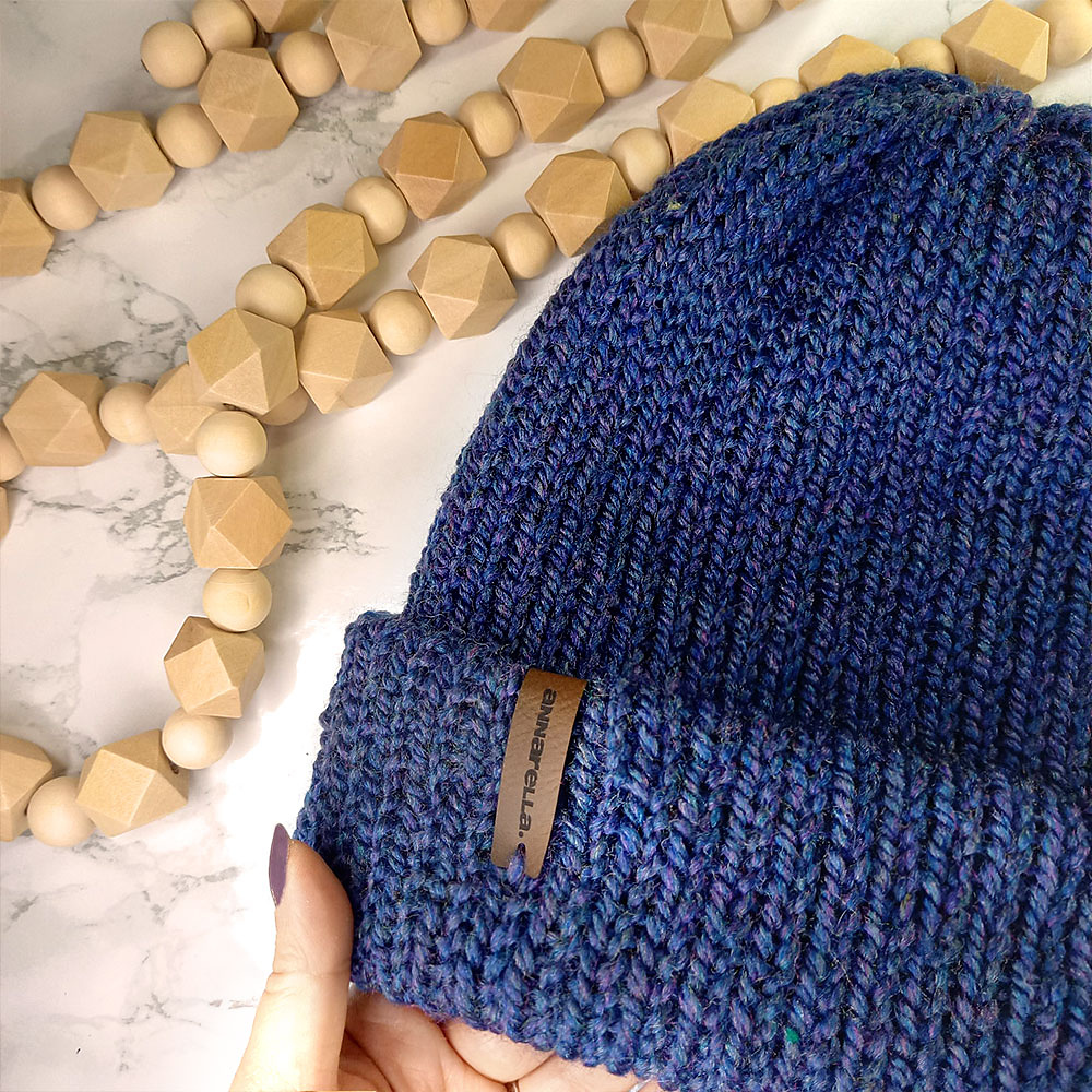 Alpaca Elemental beanie - Adult, Denim