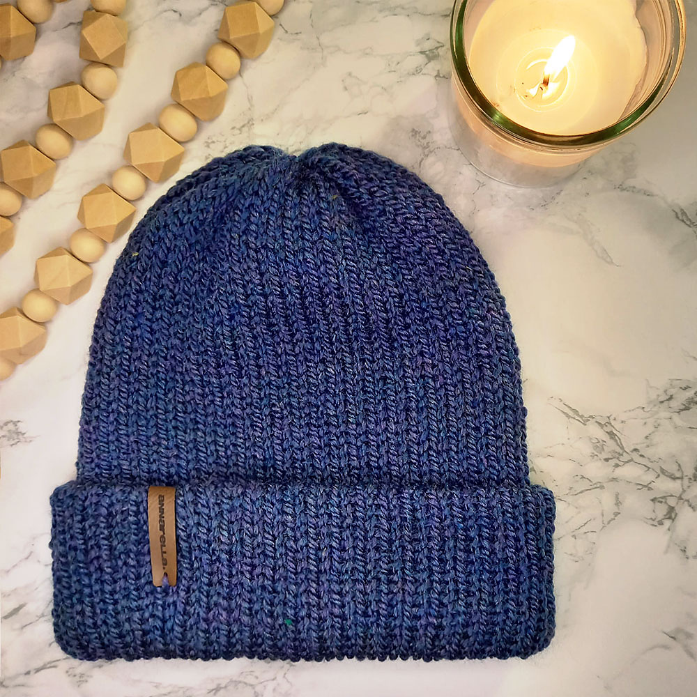 Alpaca Elemental beanie - Adult, Denim
