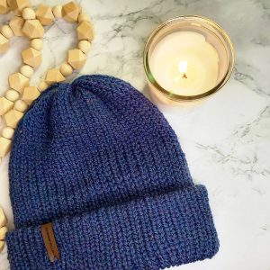 Alpaca Elemental beanie - Adult, Denim