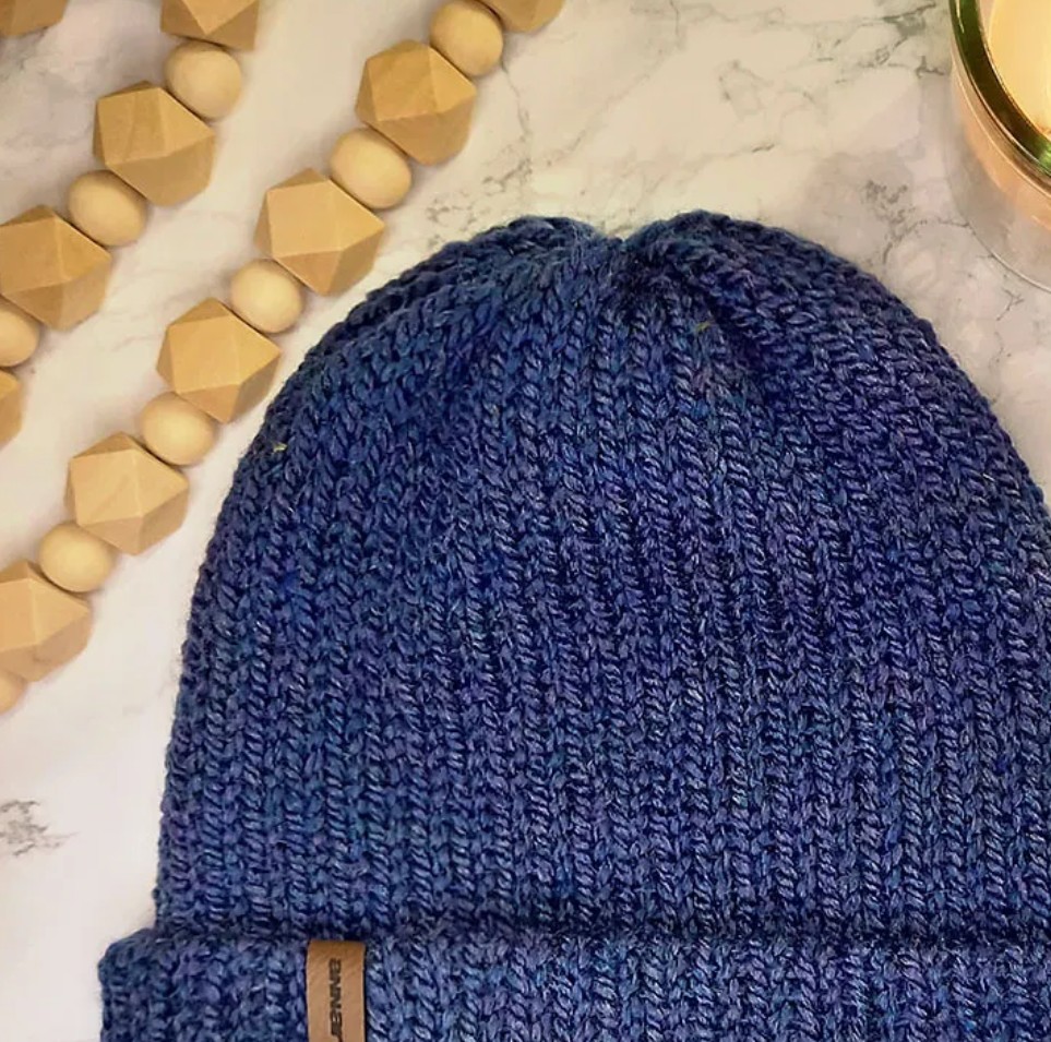 Alpaca Elemental beanie - Adult, Denim