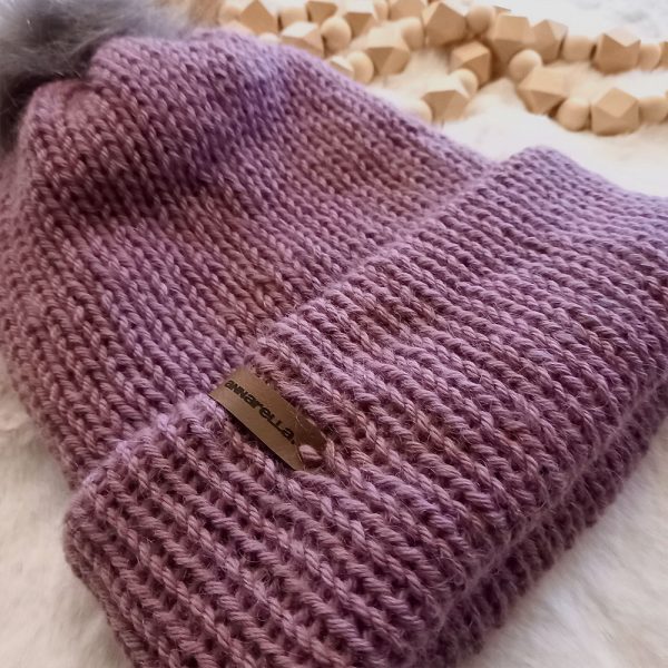 Alpaca Elemental beanie - Adult, Orchid